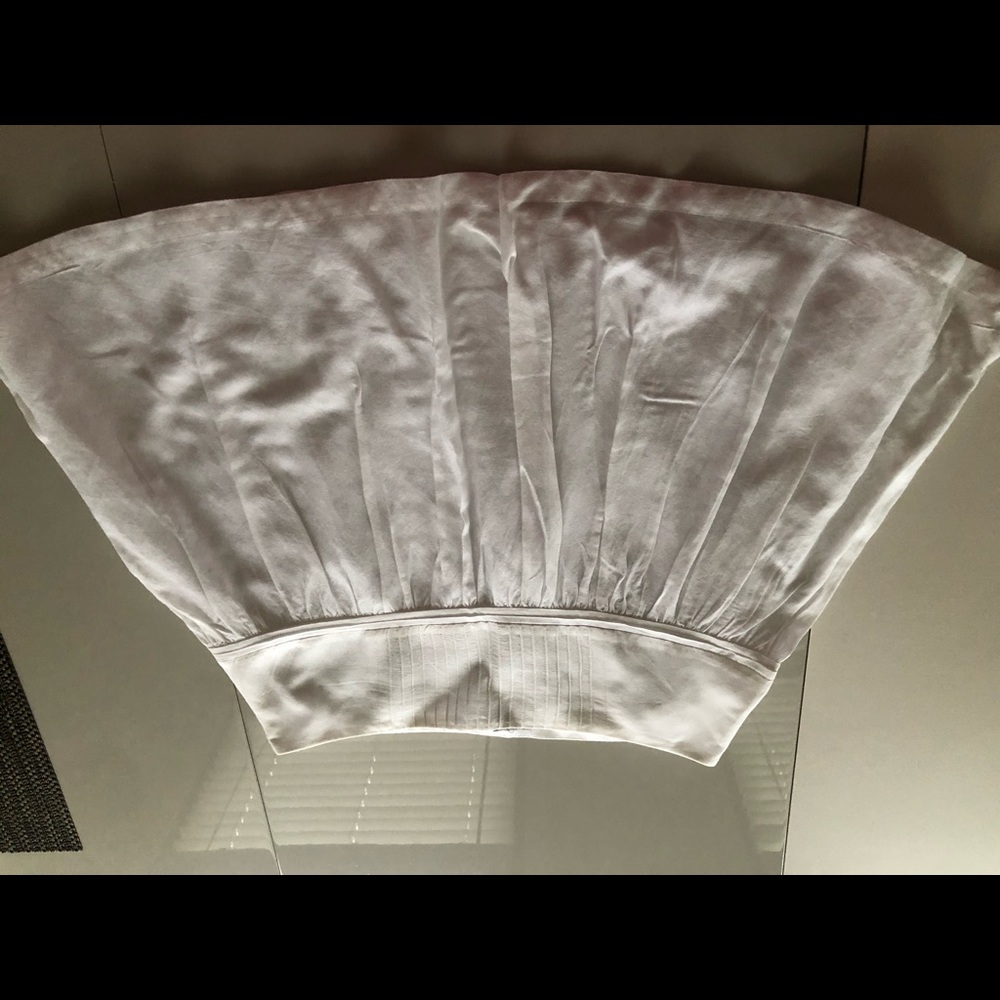 White cotton summer skirt